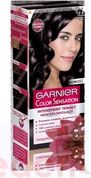 Garnier Color Sensation Krem koloryzujący 2.0 Ebony Black- Hebanowa czerń