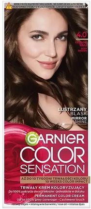 Garnier Color Sensation Krem koloryzujący 4.0 Głęboki brąz