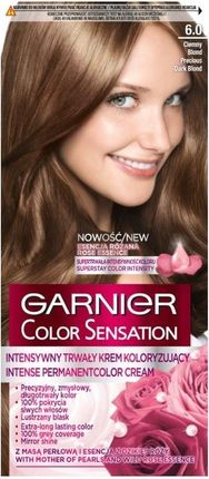 Garnier Color Sensation Krem koloryzujący 6.0 Szlachetny ciemny blond