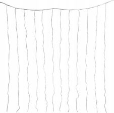 Zdjęcie CHRISTMAS DECORATION Kurtyna LED 1.2m Sieciowe (231855) - Zielona Góra