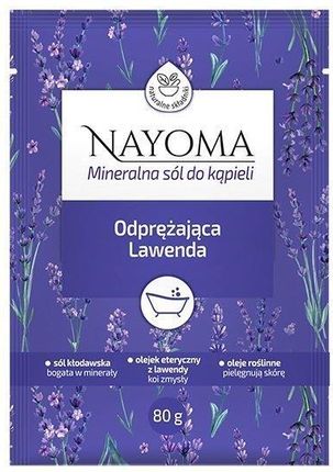 Nayoma Sól Do Kąpieli Odprężająca Mineralna Lawenda 80g