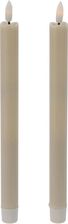 Home Styling Collection Woskowane Świece Stołowe Z Led 25Cm (Awl100240)