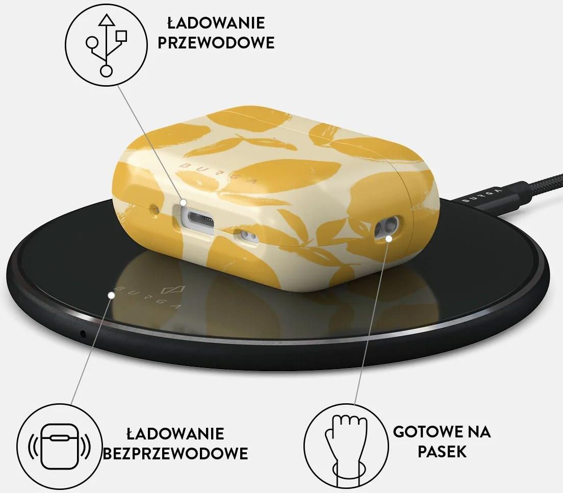 Burga do AirPods Pro 2 (lemon tart) - Opinie i ceny na Ceneo.pl