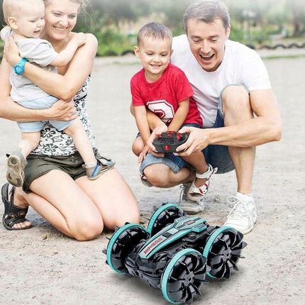 Multigadget Samochód Samochodzik Zdalnie Sterowany Rc Amfibia 2W1 Jeżdżący Pływający - zdjęcie 2