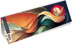 Zdjęcie Kalendarz 2026 ze spiralką 1/2 formatu A4 poziomy - Tychy