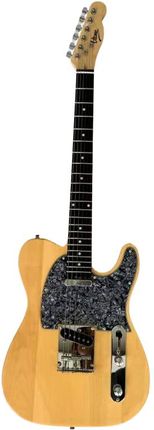 V-TONE GTL39 NT gitara elektryczna 4/4 telecaster 39" SS naturalne drewno klucze imbusowe