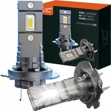 Ltc Żarówki Samochodowe Led H7 12V 60W 6000K 6000Lm Homologacja 600% Światła