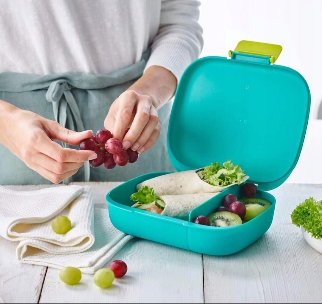 Tupperware 12点 TUPPERWARE Kubek do zupy z mikrofalówką CrystalWave MicroTup