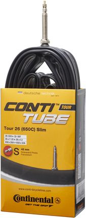 Continental Dętka Tour 26 (czarny, 26x1;25-1;75 cala (32/47-559/597) / zawór Dunlop 40 mm)