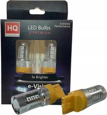 Hq Automotive Żarówki Led W21W Wy21W Przebijające Czerwone Klosze Usa Pomarańczowe Mocne