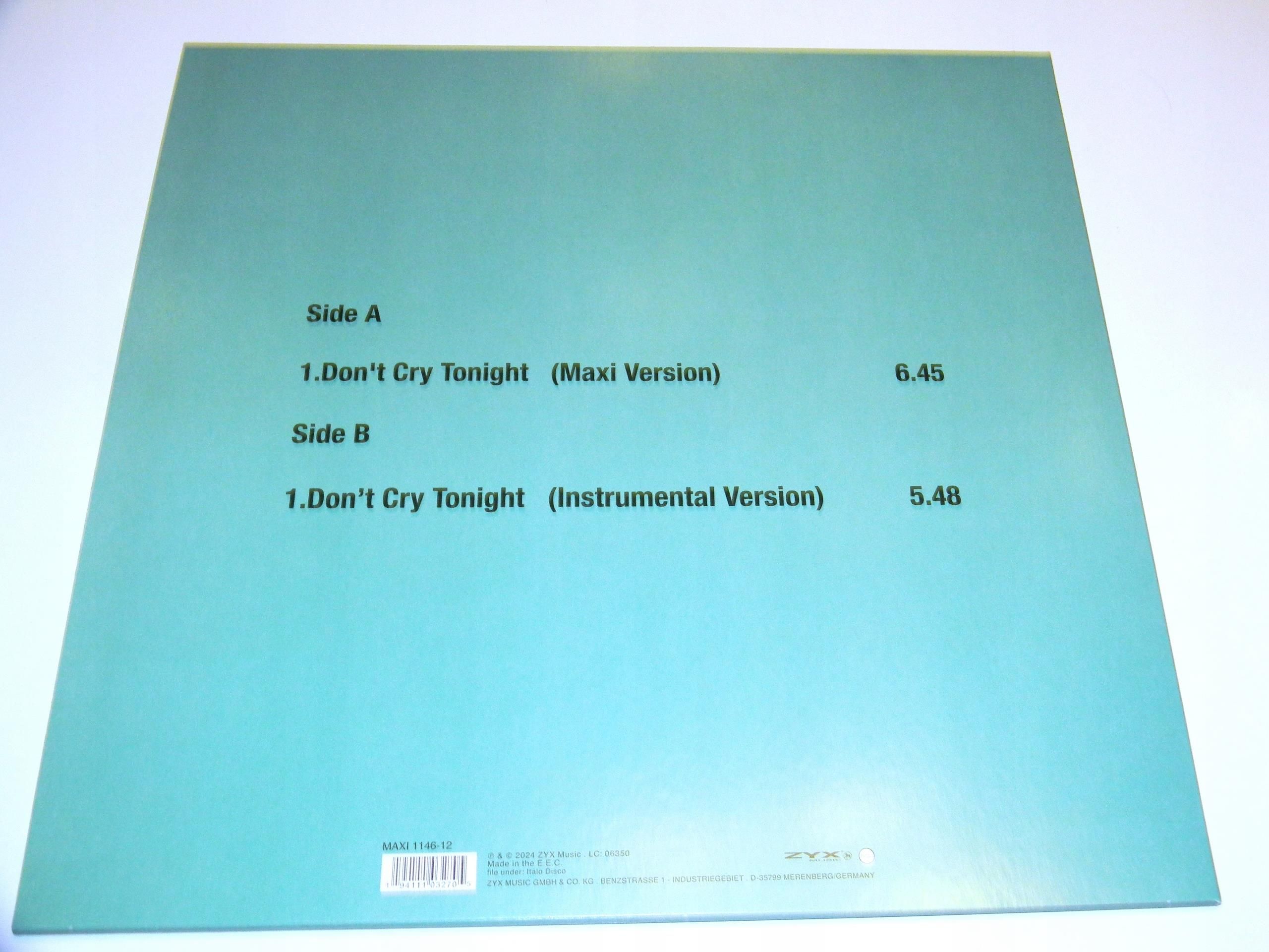 Płyta kompaktowa Savage – Don't Cry Tonight 2024 Maxi 12