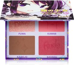 Zdjęcie Rude Cosmetics Manga Face Palette Paleta Wielofunkcyjna Do Twarzy Odcień Purr-Fect Neko-Chan 11.2g - Alwernia