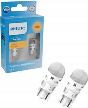 Philips Żarówka Wy5W Ultinon Pro7000 12V 0,5W 12202Au70X2