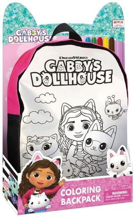 Koci Domek Gabi Plecak DIy Do Kolorowania Zestaw Z Mazakami - zdjęcie 2