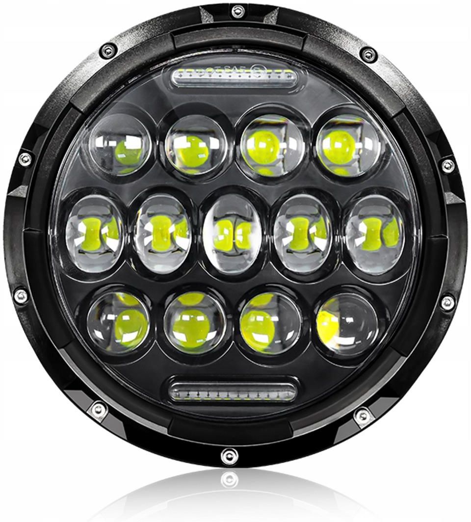 7 Cala Lampa Led Przód Reflektor Retro Motocyklowa