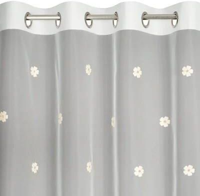 Eurofirany Firana Gotowa Elsa 140x250cm Biało-Żółty