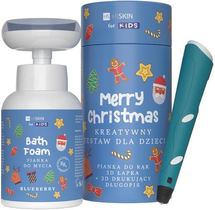 Hiskin Kids Zestaw: Pianka Do Mycia Rąk 300ml + Długopis 3D 1 Szt.