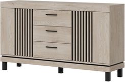 Zdjęcie Liveo Komoda Mati Mi04 2D3S Dąb Cremona Cotta Czarny 1.66x1.66m - Reda