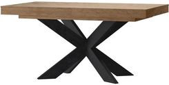 Zdjęcie Szynaka Meble Stół Rozkładany Cozy 39 160 210X95 Czarny Dąb Rustical 1.71x1.71m - Lubycza Królewska