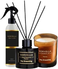 Zdjęcie Sorvella Perfume Day Dreaming Zestaw Dyfuzor Zapachowy 120ml + Zapach Do Wnętrz 200ml Świeca Zapachowa 170g - Gołańcz