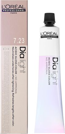 L’Oréal Professionnel Farba Do Włosów Ton W Ton Loréal Dialight 50ml 7.23 Blond Opalizująco-Złocisty