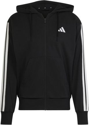 Bluza z kapturem męska adidas ESSENTIALS 3-STRIPES czarna JD1877