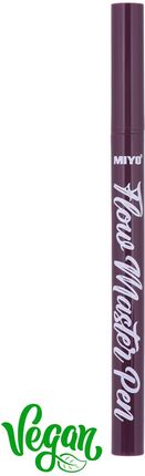 Miyo Flow Master Pen Eyeliner Do Powiek 02 Sweet Plum 0,5Ml - zdjęcie 2