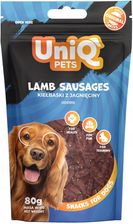 Uniq Pets Przysmak Dla Psa Z Jagnięciny Kiełbaski 80G
