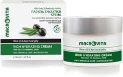 Krem Macrovita Naturalny Przeciwzmarszczkowy Intensywnie Nawilżający Do Cery Normalnej I Tłustej 50Ml