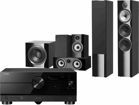 Yamaha RX-A4A (czarny) + 703 S3 + 707 S3 + HTM72 S3 + DB4S (czarny)