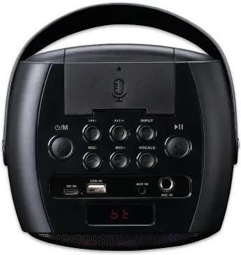 Lenco BTC-060BK 20W Karaoke LED Czarny - zdjęcie 5