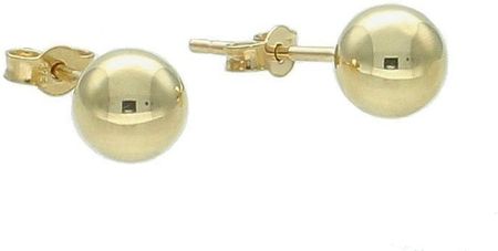 Diament Kolczyki złote kuleczki próba 375 KL 9282B 375 - zdjęcie 2