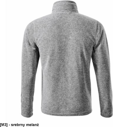 Malfini Factor - Adler Micro Polar Męski, 300 G/M2, Srebrny Melanż 2Xl - zdjęcie 2