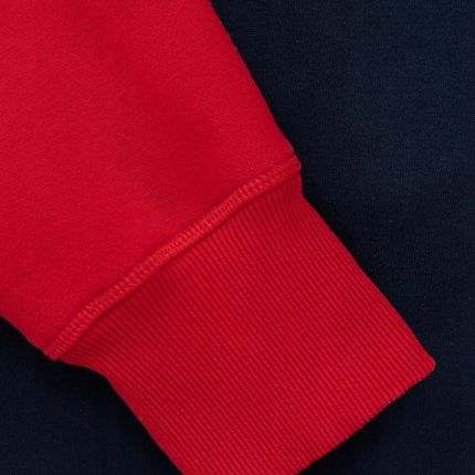 Bluza męska Pitbull West Coast Hilltop 2 Hooded red/dark navy L - zdjęcie 2