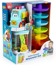 Zdjęcie Dumel Discovery Zestaw Pierwszej Aktywności 3W1 Wieża Pojazd Sorter Zabawki Sensoryczne - Strzelno