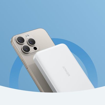 【新品】Anker MagGo Power Bank(10000mAh)ホワイト Anker MagGo Power Bank (10000mAh) | モバイルバッテリーの製品