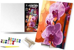 Zdjęcie Qbee Malowanie Po Numerach Orchidea 40X50Cm - Śmigiel
