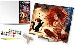 Zdjęcie Qbee Malowanie Po Numerach Muzyka 40X50Cm - Kościan