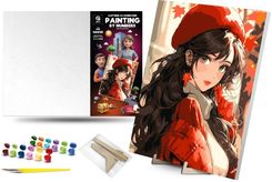 Zdjęcie Qbee Malowanie Po Numerach Piękna Nieznajoma 40X50Cm - Bełchatów