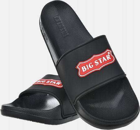 Klapki sportowe Big Star OO274038 wsuwane na lato z logo 38