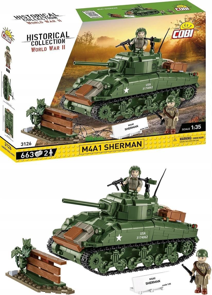 割引 COBI Historical (COBI-3126 Sherman M4A1 WWII Collection ぬいぐるみ