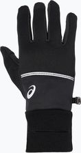 Asics Rękawiczki Męskie Do Biegania Wind-Block Running Performance Black