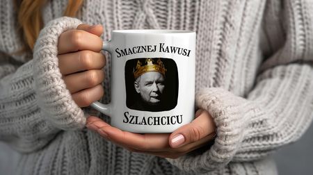 Kubek Kaczyński Jarosław Prezesa Pis Smacznej Kawusi Szlachcicu - Opinie i  atrakcyjne ceny na Ceneo.pl