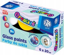 Zdjęcie Astra Creativo Farby Do Szkła Ceramiki Porcelany x 20ml - Grodzisk Wielkopolski