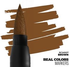 Zdjęcie Ak Interactive Ak Rcm007 Real Colors Markers Brown Acrylic Paint CHE007724 - Mińsk Mazowiecki