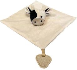 Zdjęcie Tulilo Miluś Krówka 25X25Cm Kremowy Kocyk Przytulanka Maskotka Dla Najmłodszych - Pruchnik