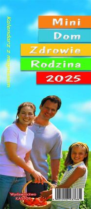 Kalendarz 2025 tygodniowy z magnesem mini