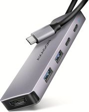 Zdjęcie Axagon HMC-5H60 2xUSB-A HDMI4K 1x USB-C PD100W (AB_8595247908049) - Jordanów