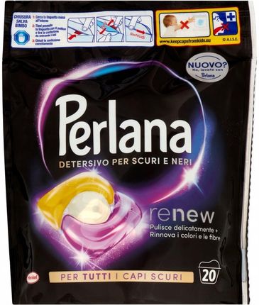 Perlana Neri Kaspułki Do Ciemnego Prania 20szt.