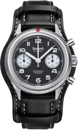Hanhart 417 ES 1954 Flyback Reverse Panda 39 mm
